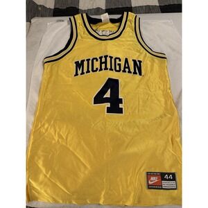 Michigan Wolverines Chris Webber 1991-1993 College Nike Basketball Jersey NCAA